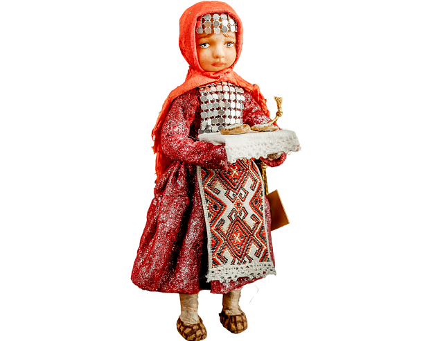 Удмуртская кукла из ваты "Чеберина" (авторская работа). Фото № 1