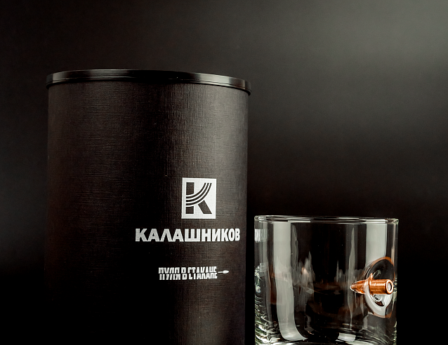 Стакан "Whiskey" 300 мл (TUBE) "Калашников". Фото № 2