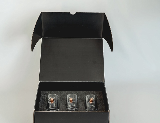 Набор рюмок "Shot" 3 x 40 мл (BOX) "Калашников". Фото № 3