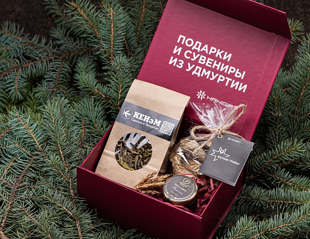 Новогодний фирменный набор "Дары удмуртского леса". Фото № 1