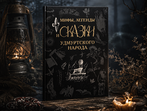 Книга "Мифы, легенды и сказки Удмуртского народа" (Черная)