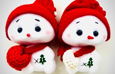 Флисовая игрушка на День пельменя