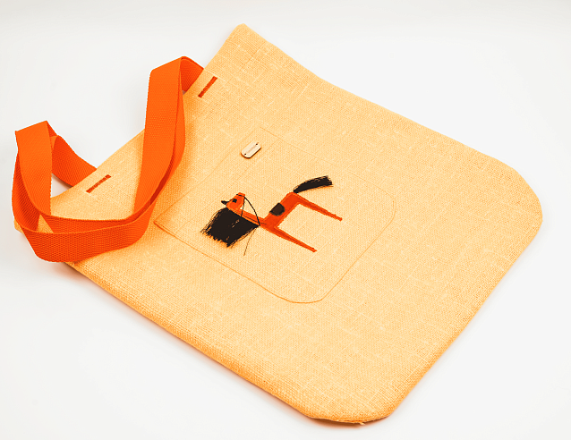 Сумка-оберег "Хранитель счастья" Hand made (лен/хлопок). Фото № 1