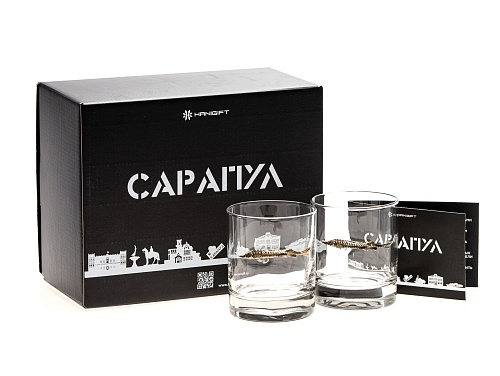 Набор Стаканов "Whiskey" 2 х 300 мл (BOX) "Сарапул"