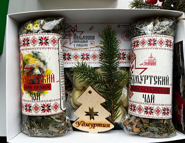 Новогодний подарочный набор "Душевного праздника". Фото № 1
