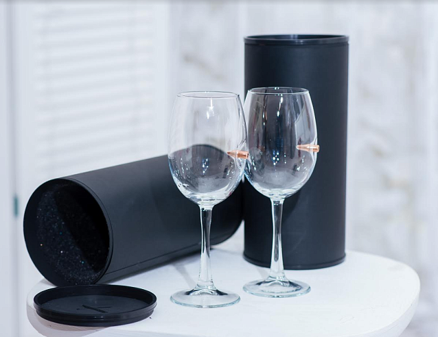 Бокал для вина "Wine" 445 мл (TUBE) "Калашников". Фото № 1