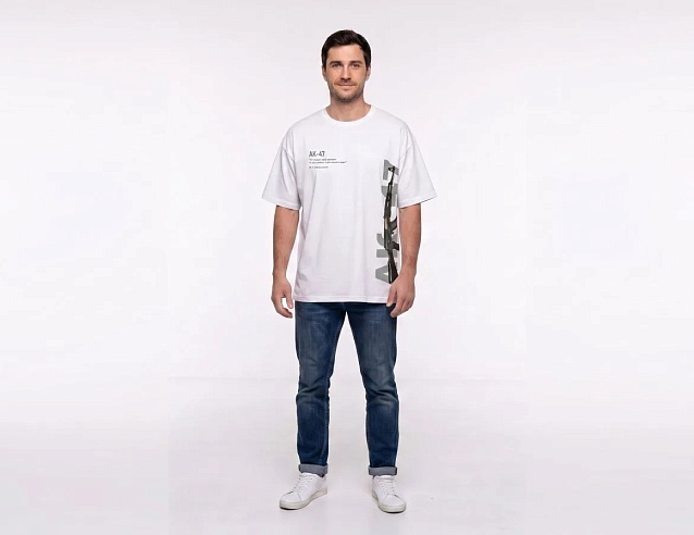 Футболка бланковая Oversize Premium белая "Цитата" (44-46\S). Фото № 1