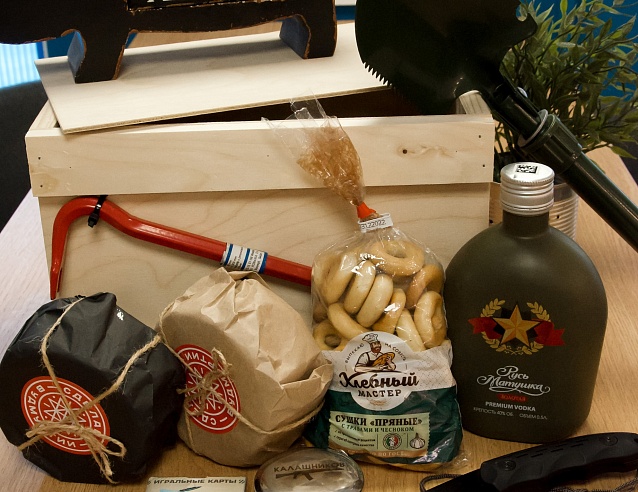 Подарочный набор "Manbox" (продуктовый). Фото № 1