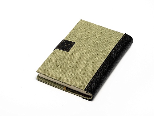 Ежедневник "100% УСПЕХ" (нат. кожа, брезент) А5