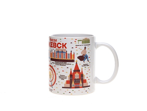 Кружка-открытка "Ижевск" 0,33 л 