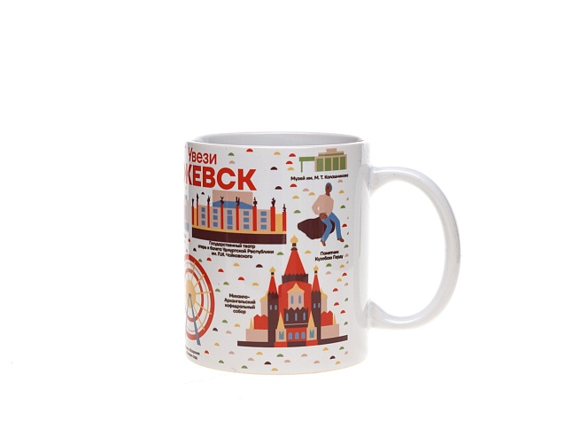 Кружка-открытка "Ижевск" 0,33 л . Фото № 1