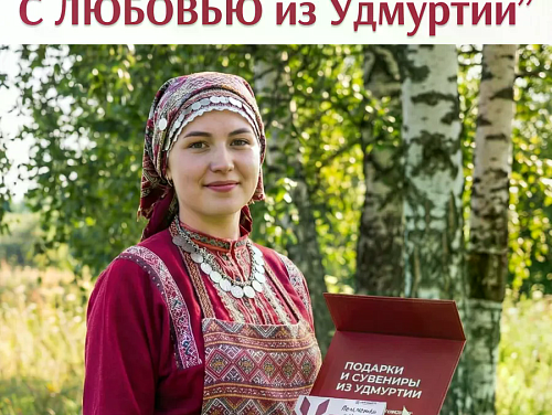 Подарочный набор "Тебе с любовью из Удмуртии" фирменный