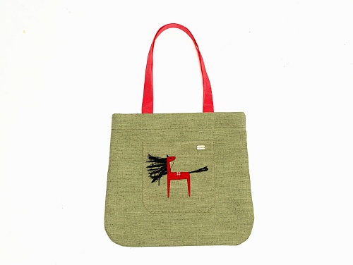 Сумка-оберег "Хранитель счастья" Hand made (брезент)